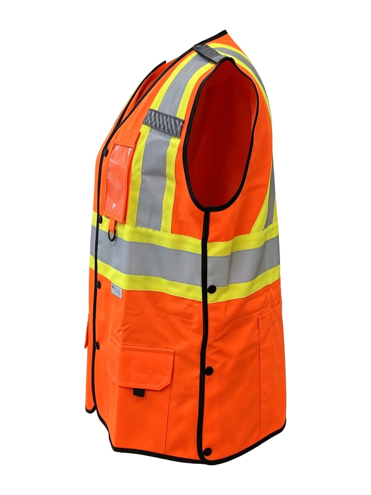 Hi-vis safety vest, side view