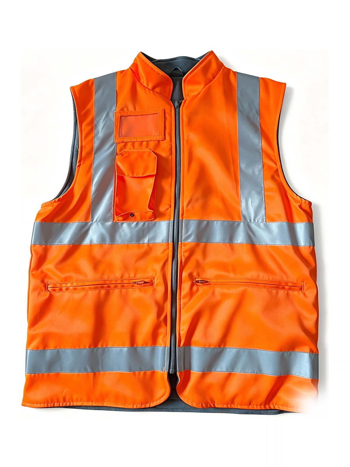 Hi-Vis Reversible Fleece Vest — Two-in-One Reverse Vest
